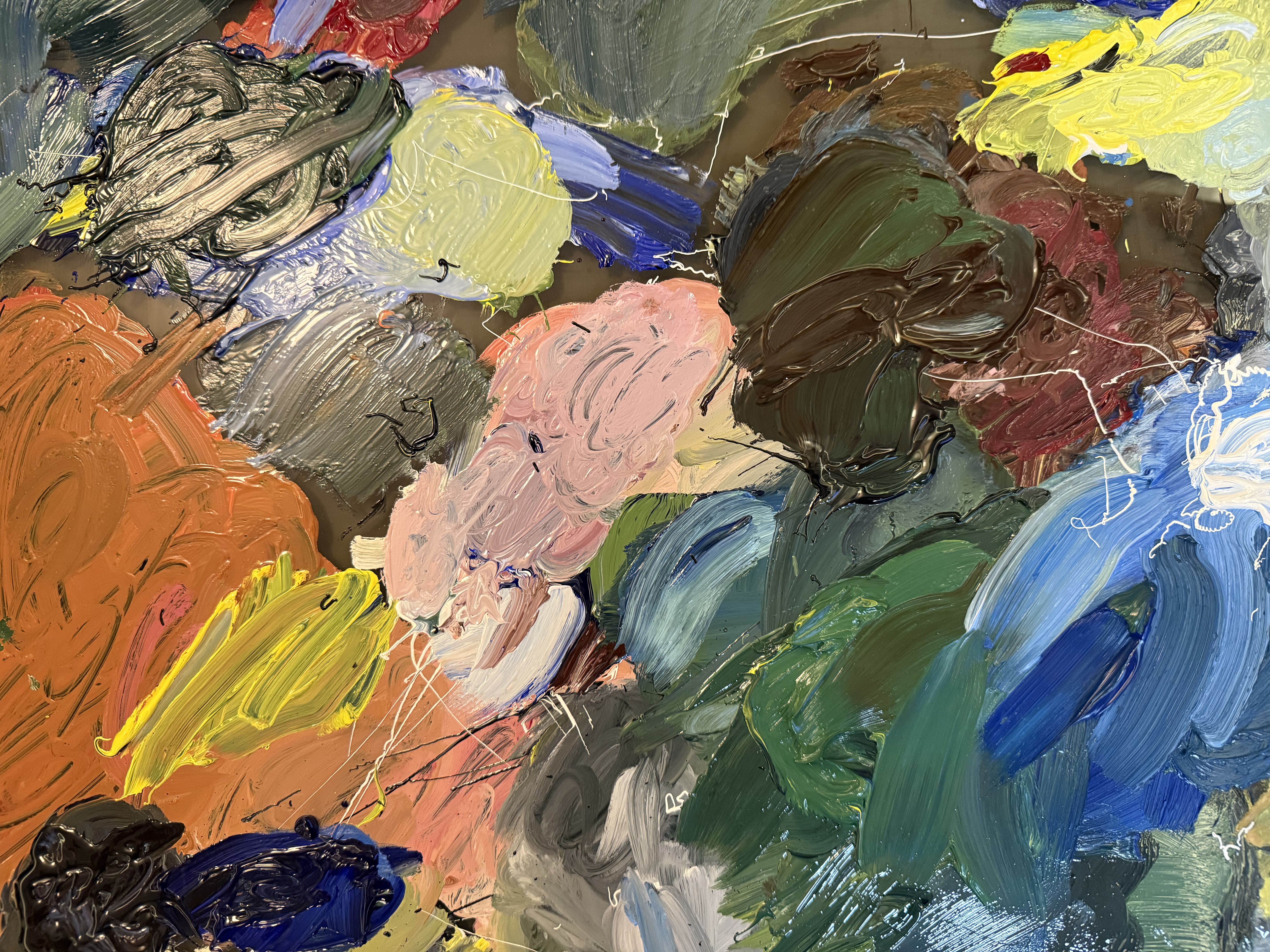 Color mixing in the studio