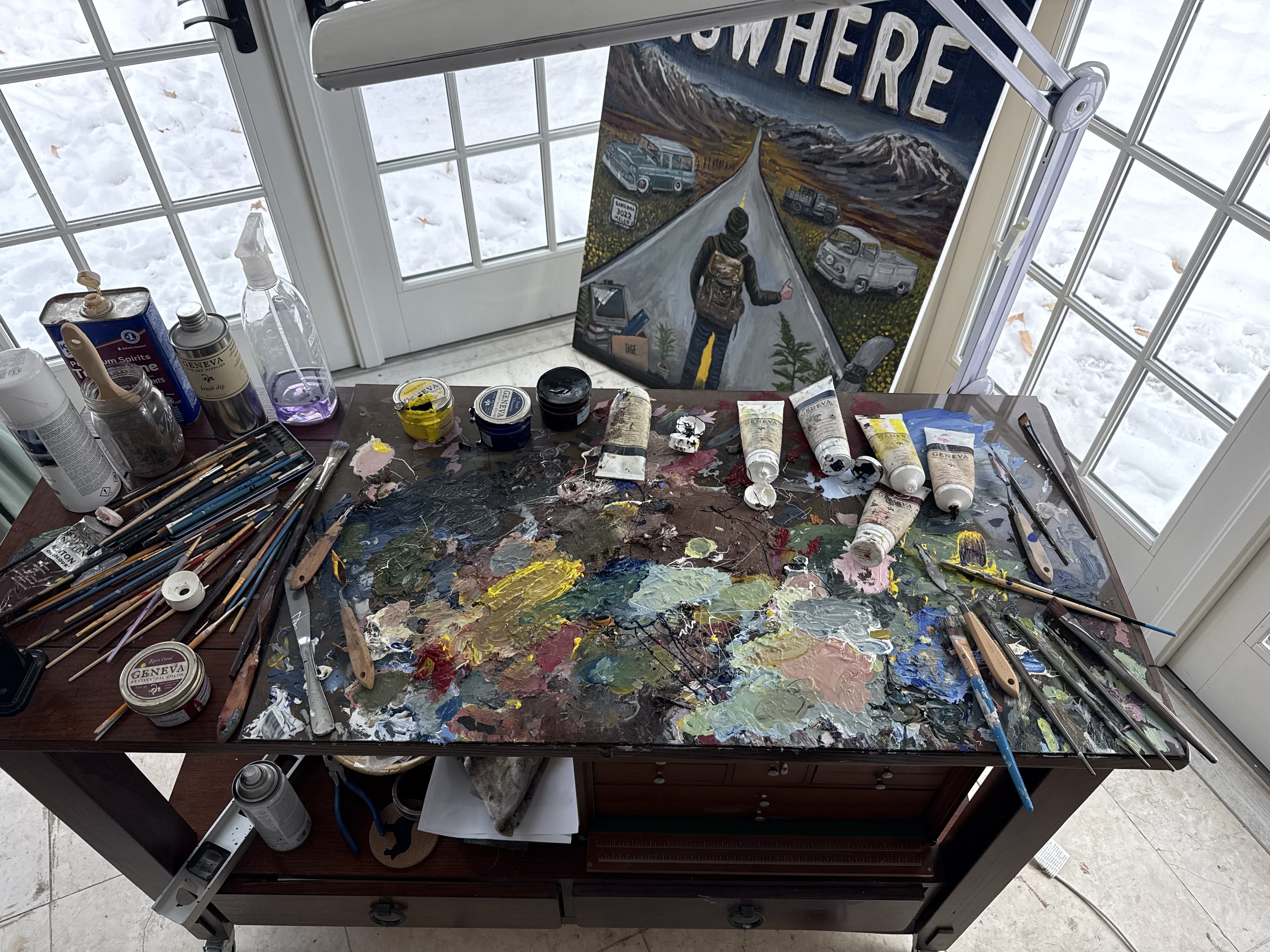 The studio desk, 2026